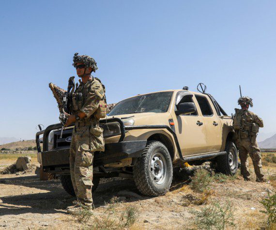 Evacuation at Hamid Karzai International Airport