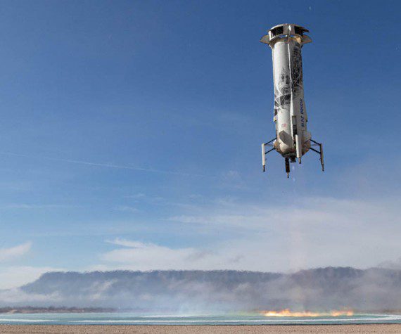 NASA technologies showcased with the New Shepard booster