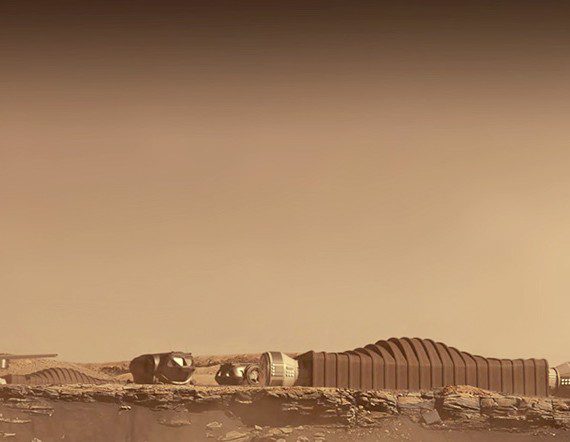 Mars Dune Alpha Conceptual Render