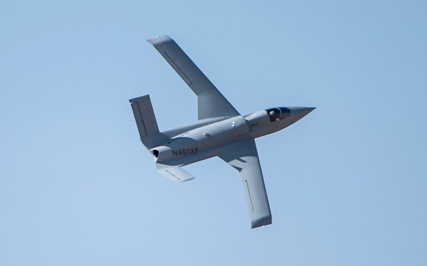 The all-composites Model 401. (Northrop Grumman photograph)