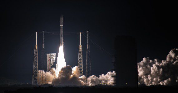 A United Launch Alliance Atlas V rocket lifts off