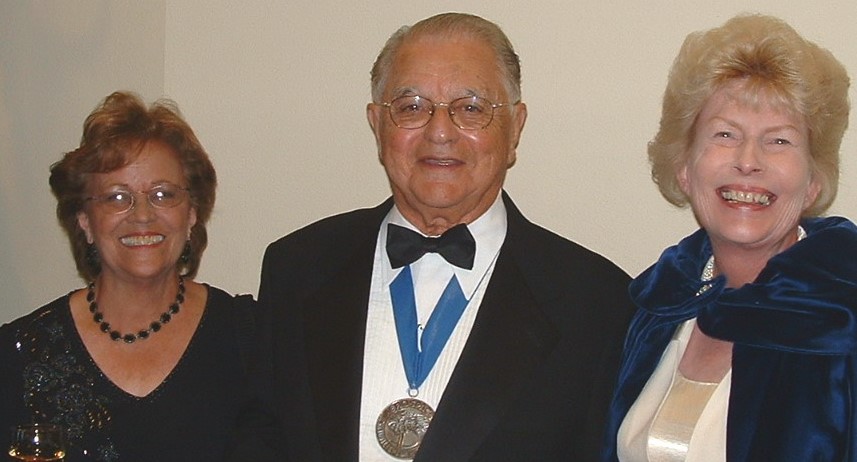 Brig. Gen. Robert Cardenas, his wife Gladys, and Cathy Hansen. Courtesy photograph