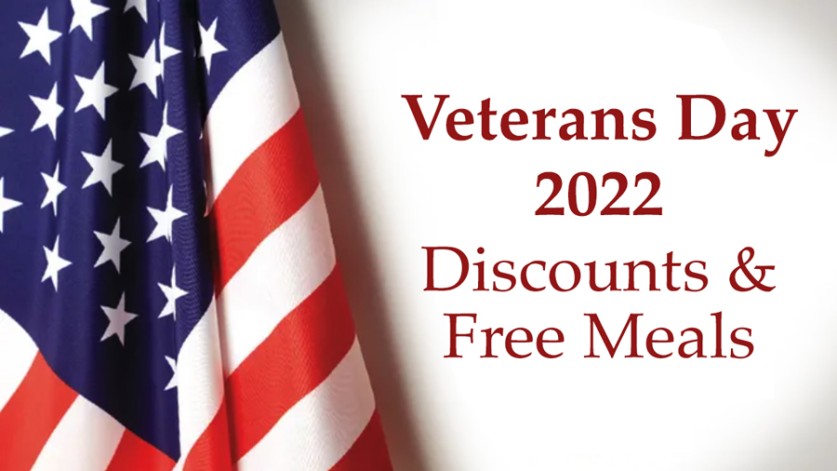 Veteran's Day free food, coffee and deals from Starbucks, Wendy's