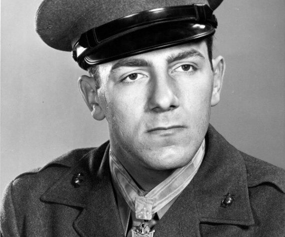 Marine Corp Pvt. Hector A. Cafferata, Jr., Medal of Honor recipient.
