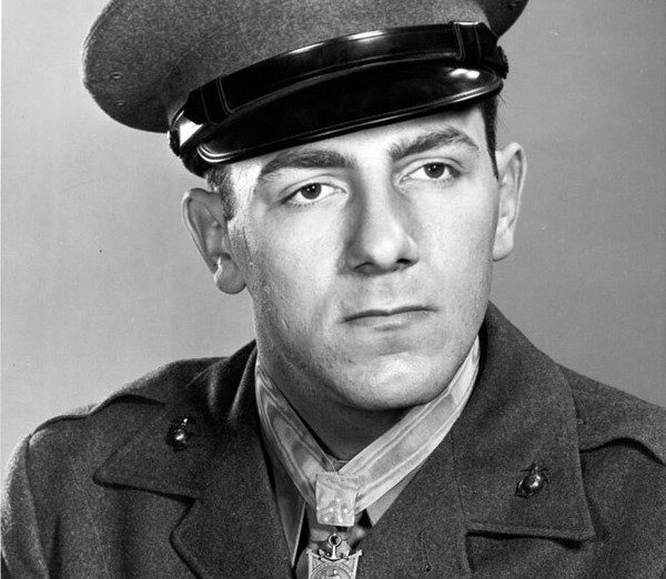 Marine Corp Pvt. Hector A. Cafferata, Jr., Medal of Honor recipient.
