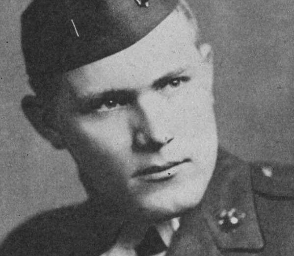 Marine Corps Pfc. Arthur J. Jackson was awarded the Medal of Honor while serving with the 3rd Battalion, 7th Marines, 1st Marine Division in combat against the Japanese on Peleliu Island, Sept. 18, 1944.