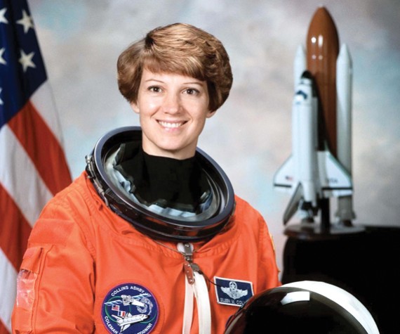 The National Aeronautical and Space Administration selected Maj. Eileen Collins, a graduate of U.S. Air Force Test Pilot School Class 89B, as a Space Shuttle pilot candidate in 1990. Collins was the first woman selected for this program. (Air Force photograph)