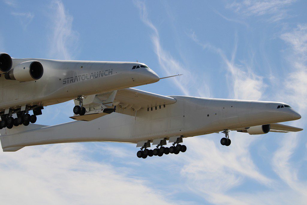 Stratolaunch flies second captive carry flight with fueled TA-1 test vehicle