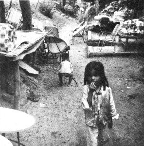 The South Vietnamese orphans who inspired Pfc. John Anderson to reach out and help them with toys and clothing, in photos he took. (Courtesy photograph)