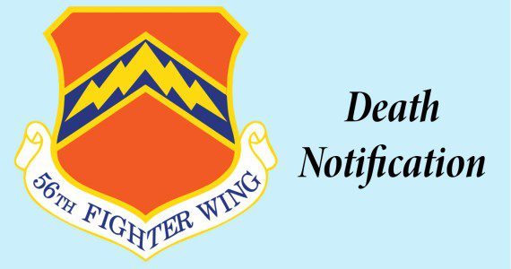56th Fighter Wing Leadership death notification