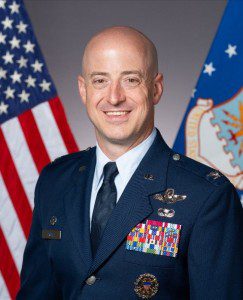 Col. Thomas M. Tauer, the new commander of the 412th Test Wing at Edwards Air Force Base, Calif.  (Air Force photograph)